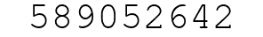 Number 589052642.