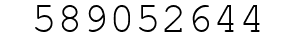 Number 589052644.