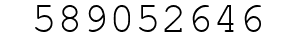 Number 589052646.