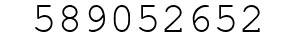 Number 589052652.