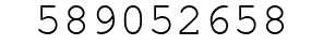 Number 589052658.