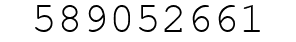 Number 589052661.