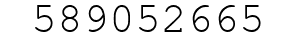 Number 589052665.