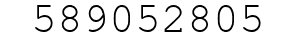Number 589052805.