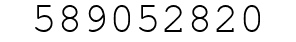 Number 589052820.