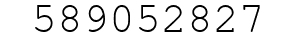Number 589052827.