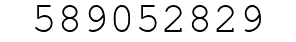 Number 589052829.