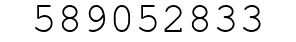 Number 589052833.