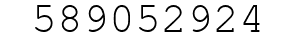 Number 589052924.