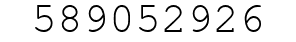 Number 589052926.