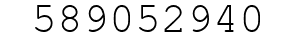Number 589052940.