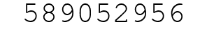 Number 589052956.