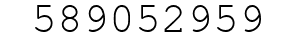 Number 589052959.