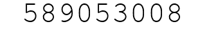 Number 589053008.