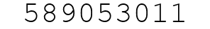 Number 589053011.