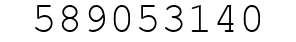 Number 589053140.
