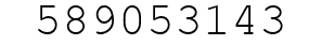 Number 589053143.