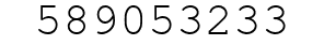 Number 589053233.