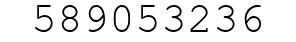 Number 589053236.
