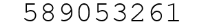 Number 589053261.