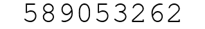 Number 589053262.