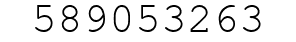 Number 589053263.