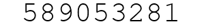 Number 589053281.