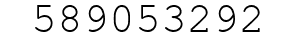 Number 589053292.