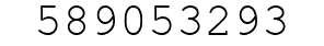 Number 589053293.