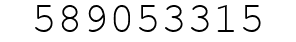 Number 589053315.