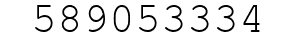 Number 589053334.