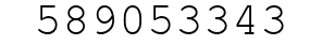 Number 589053343.