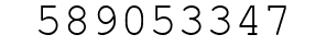 Number 589053347.