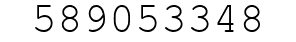 Number 589053348.