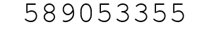 Number 589053355.