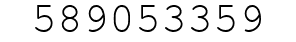 Number 589053359.