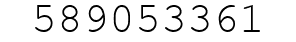 Number 589053361.