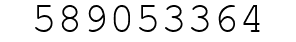 Number 589053364.