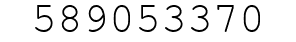 Number 589053370.
