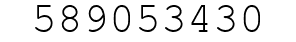 Number 589053430.