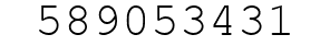 Number 589053431.
