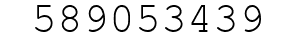 Number 589053439.