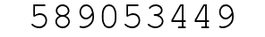 Number 589053449.