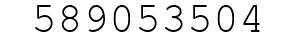 Number 589053504.