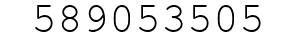 Number 589053505.