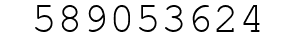 Number 589053624.