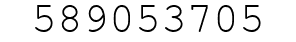 Number 589053705.