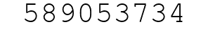 Number 589053734.