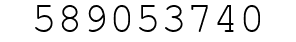 Number 589053740.