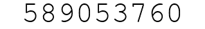 Number 589053760.